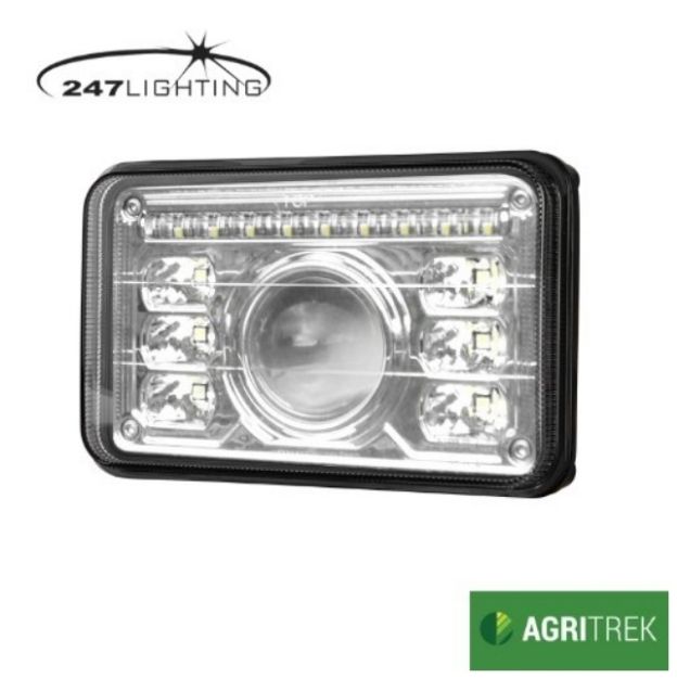Picture of 247 WORK LAMP 4X6" RECT LED 9/32V 69W